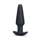 Butties Hefty ar svaru silikona anālais spraudnis – Melns – 18 – 20 cm Foto 1
