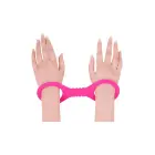 Sportsheets Small Silicone Cuffs – манжеты – силикон – ярко-розовый — Фото 4