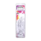 Doc Johnson Crystal Jellies Invader – fantāzijas dildo ar piesūcekni – caurspīdīgs – 21,6 cm — Foto 2