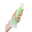 BEYOND BY TOYFA Clark šviečiantis dildo – 16.5 cm (6.5″) – Žalias — Nuotrauka 5