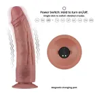 LoveToy Dual Density Power Cock – вибрирующий реалистичный дилдо – 10,5" – 10 режимов — Фото 2