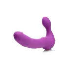 Royal Rider vibrējošs bezsiksnu strapon vibrators – rozā — Foto 3