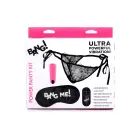 Power Panty – nėriniuotos kelnaitės su nuotoliniu būdu valdoma vibrokulka ir akių raiščiu — Nuotrauka 2