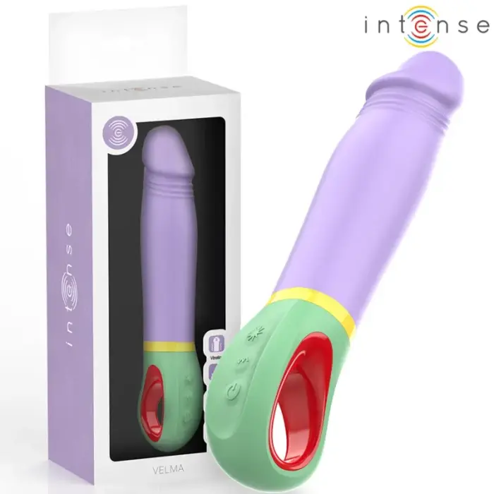 Классический вибратор INTENSE Velma – 17.5 cm (6.9″) – фиолетовый