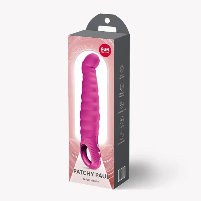 Patchy Paul G-punkta vibrators – 22.8 cm (9″) – rozā