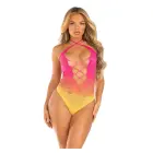 Õmblusteta ombre bodi kaelarihmadega – roosa – One Size — Foto 4