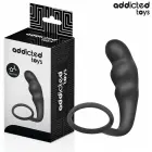 Addicted Toys Silicone Intimate Plug with Ring Model 4 – 9 cm – Black — Photo 1