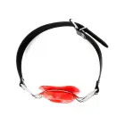 Red Open Mouth Panel Gag — Photo 5