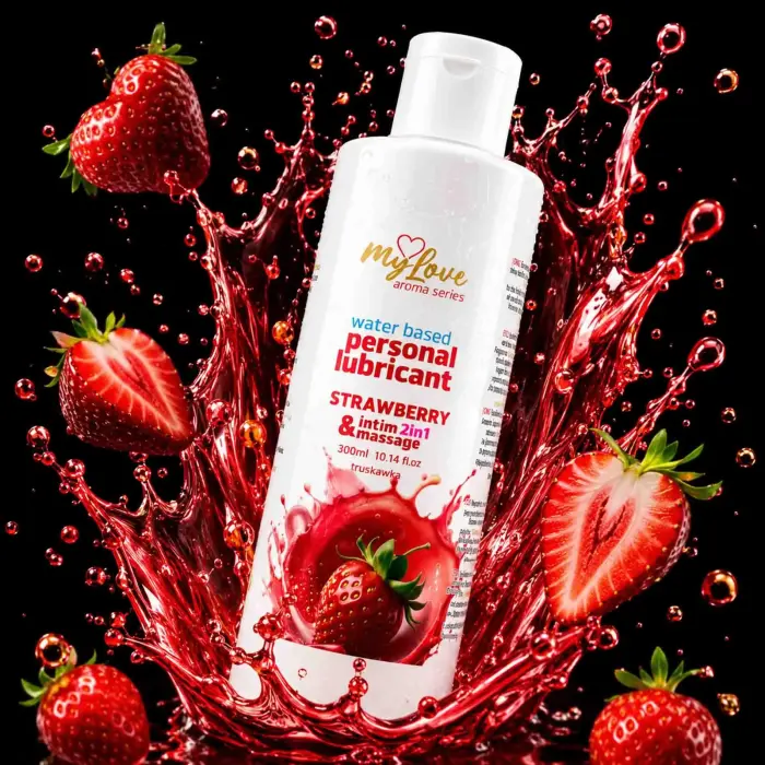 MyLove Aroma Series Intimate & Massage 2-in-1 Lubricant – Strawberry – 300 ml