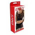 ENVY Fishnet Armor 2-osaline komplekt – must – Üks suurus — Foto 1