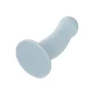 Wave Rider Foam Wavy Anal Probe with Suction Cup – Blue — Photo 2