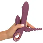 Slim Triple Plum vibrators – 21.4 cm (8.4″) – violets Foto 9