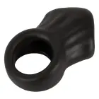 Erecto Cock Ring with Ball Stretcher – Black — Photo 4