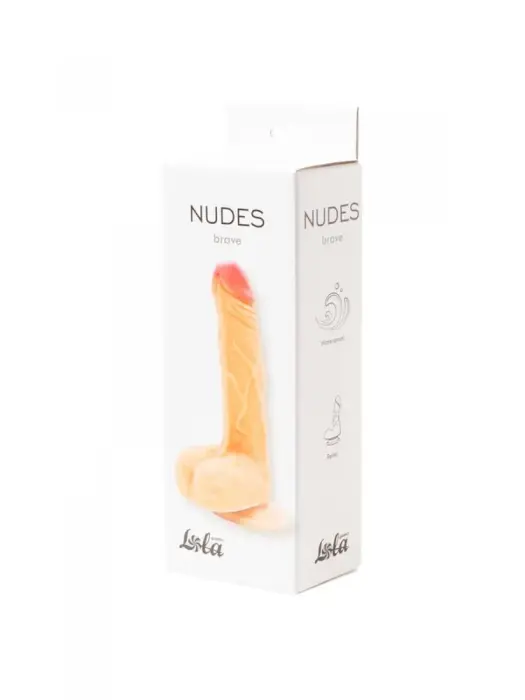 Brave reālistisks dildo ar piesūcekni – 17.5 cm (7″) – miesas krāsa