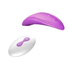 Ultrathin valkājams mini vibrators ar tālvadību – 12 cm (4.7″) – violets Foto 1