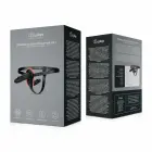 Fetish Collection Double Silicone Intimate Set Adjustable Black Harness — Photo 6