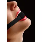 Ouch! Elastic Silicone Ball Gag – Black — Photo 3