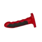 Silicone Fusion Komodo E-Stim Dildo - Red — Photo 4