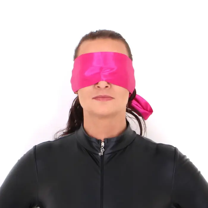 Rose Blindfold Satin Look Foto 7