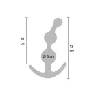 TOYJOY Classics Sweet Sensation anālais spraudnis – 7.6 cm (3″) – Melns — Foto 3