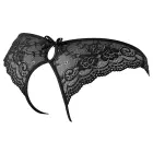 Cottelli Collection Lace Briefs with Decorative Bows and Open Details – Black – S — Photo 5