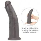 Kahekihiline pöörlev dildo – 20 cm (8″) – Roosa — Foto 9