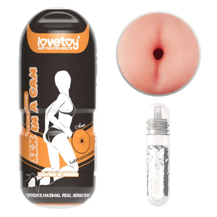 Sex In A Can – Anusa Lotus Tunnel masturbators, CyberSkin – 16 cm