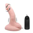BAILE вибрирующий вращающийся дилдо – 26 cm (10″) – телесный — Фото 2
