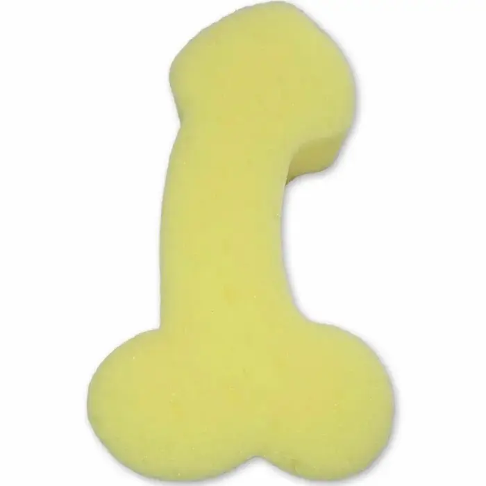 Diverty Sex забавная губка для ванны – жёлтая – 17 x 10,5 x 4 см