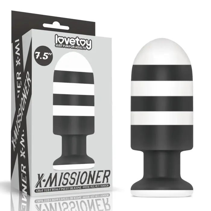 X-Missioner Butt Plug – 19 cm (7.5″) – Clear