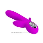 PRETTY LOVE Humphray USB вибратор – 18 см – розовый — Фото 8