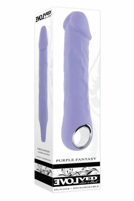 EVOLVED Purple Fantasy гибкий многоскоростной силиконовый вибратор 18.4 см (7.25″) – фиолетовый