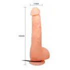 BAILE-JASSON Realistlik vibraator iminapaga ja puldiga – 25 cm (9.8″) – nahavärvi — Foto 5
