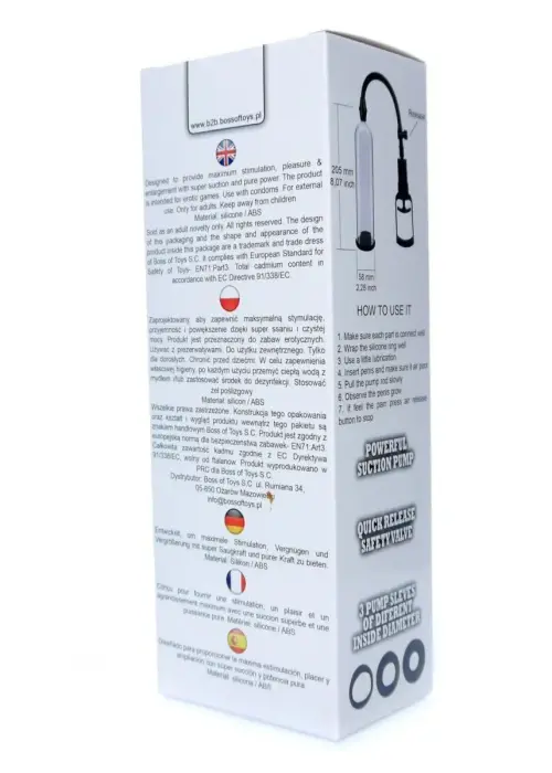 Powerpump MAX 0.2 vakuuma pumpis – melns un caurspīdīgs Foto 6