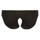 Open Crotch Briefs with Lace Inserts – Black – S — Photo 5