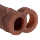 FXT 2 Penis Sleeve with Ball Strap – Brown — Photo 3