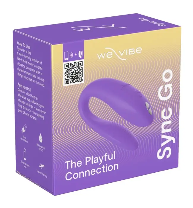 We-Vibe Sync Go Dual Wearable Vibrator – Purple