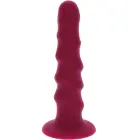 Strap-on rievots dildo – 16 cm (6.3″) – Sarkans — Foto 1