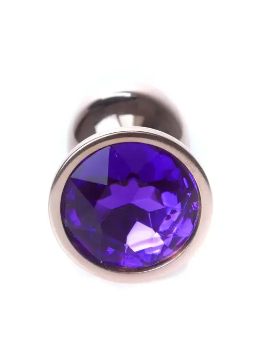 Plug-Jewellery Red Gold anālais spraudnis – 7 cm (2.8″) – Violets