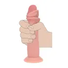 Vive REA224 – realistlik silikoonist dildo libiseva nahaga – ihuvärvi – 15,5 cm — Foto 6