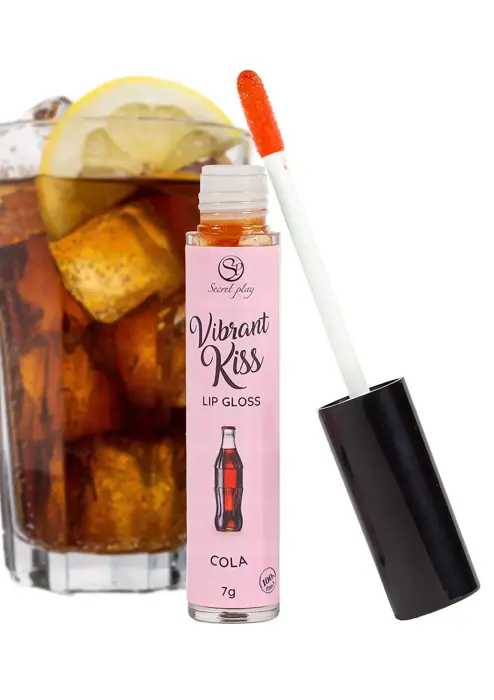 Secret Play Vibrant Kiss lūpu spīdums ar kolas garšu – 6 g
