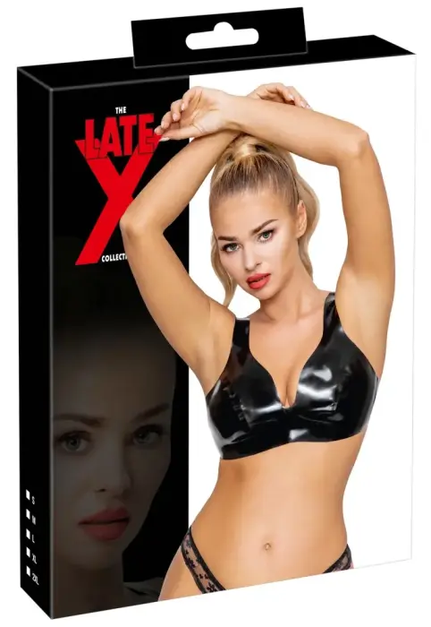 Latex Bustier – Black – XL