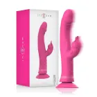 Intense Julio triušio vibratorius – 24 cm (9.4″) – rožinis — Nuotrauka 1