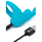 Happy Rabbit Rechargeable Vibrating Cock Ring – Blue — Photo 4