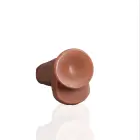 Eriti paks sirge dildo munanditega – 20.3 cm (8″) – Nahavärv — Foto 4
