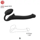 Semi-Realistic Bendable Strap-On Dildo – 17 cm (6.7″) – Black — Photo 6