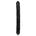 Elastīgs dubultais dildo – 33.5 cm (13.2″) – Melns Foto 1