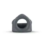 Liquid Silicone 2 in 1 Ball Stretcher – Grey Photo