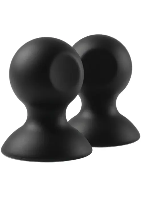 She.E.O silikona krūšu galu piesūcekņi – melni Foto 2