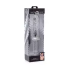 Brutus - Tekstūruotas stiklinis stumdomas dildo – 20 cm (8″) — Nuotrauka 1